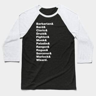 Create Your Character (Class) Baseball T-Shirt